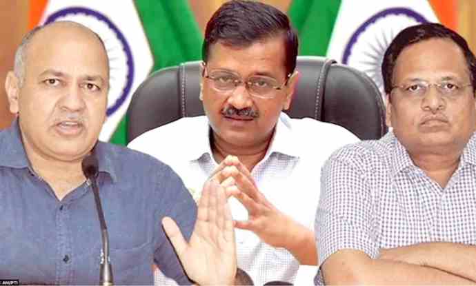 allegations of corruption now under aam aadmi party