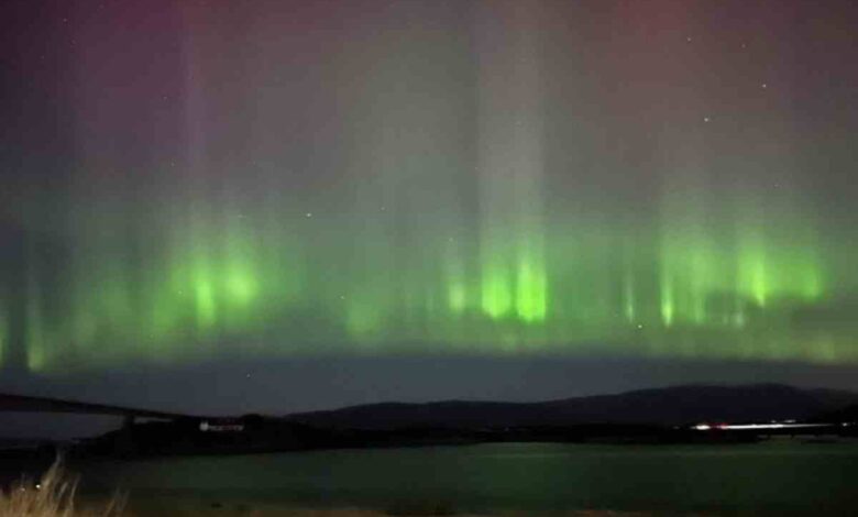 the pilot turned the plane to show the passengers a unique view of the world