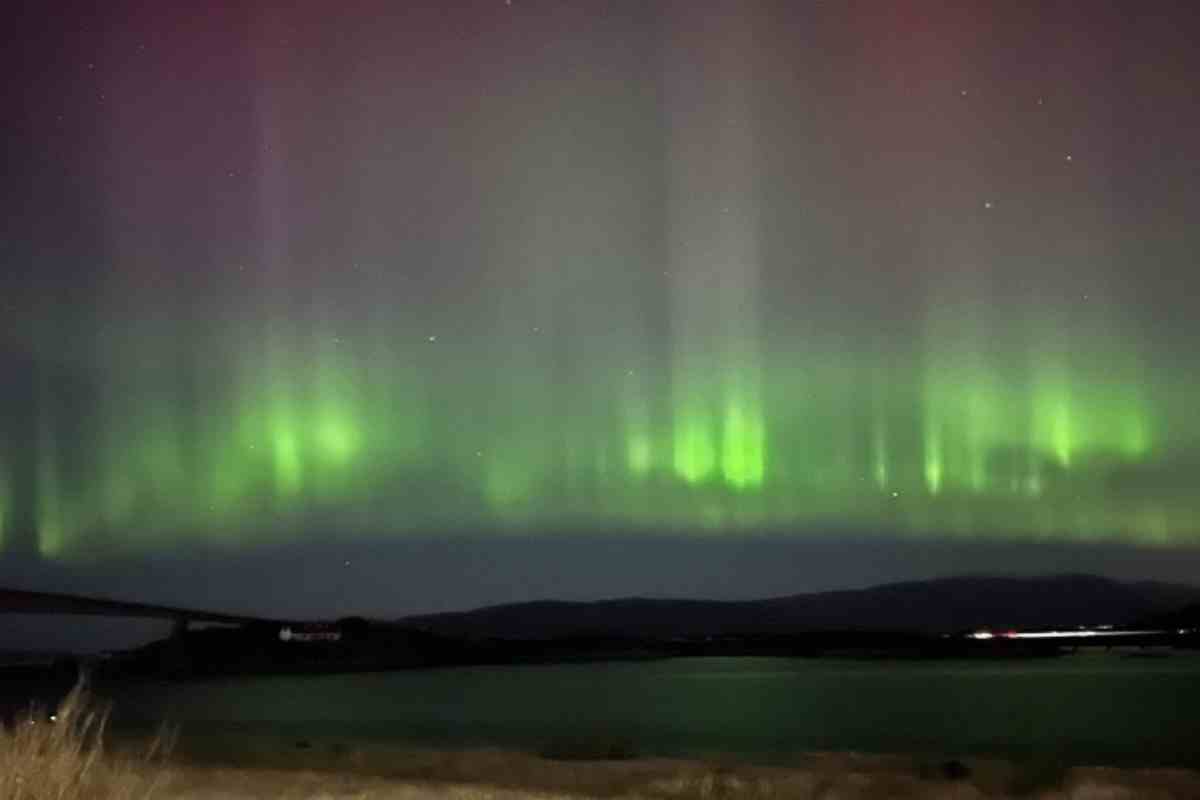 the pilot turned the plane to show the passengers a unique view of the world