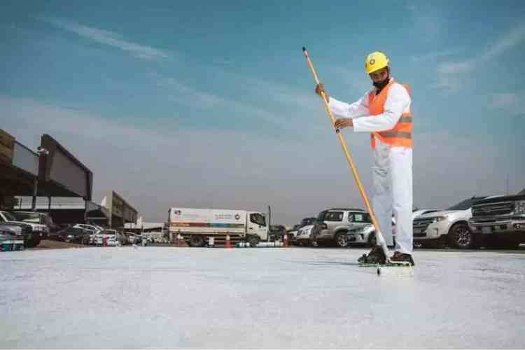 experience with road cooling technology in saudi arabia