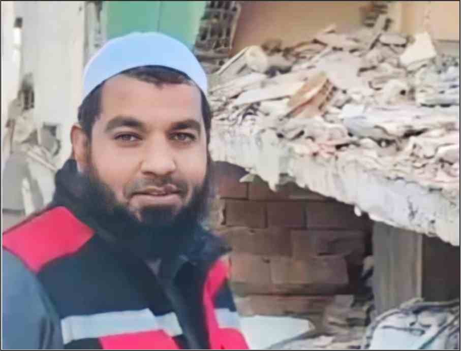 the palestinian man who saved peoples lives in the turkey earthquake was martyred in the israeli attack