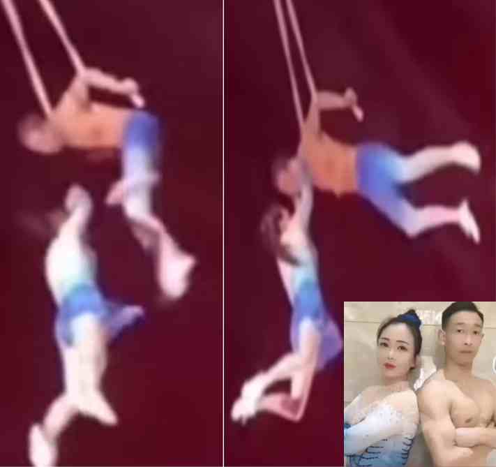 acrobatic stunt chinese female gymnast dies during live performance