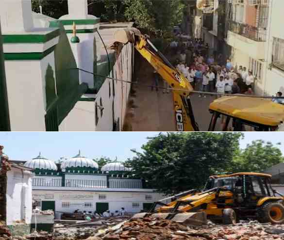 bengali market mosque in delhi demolished