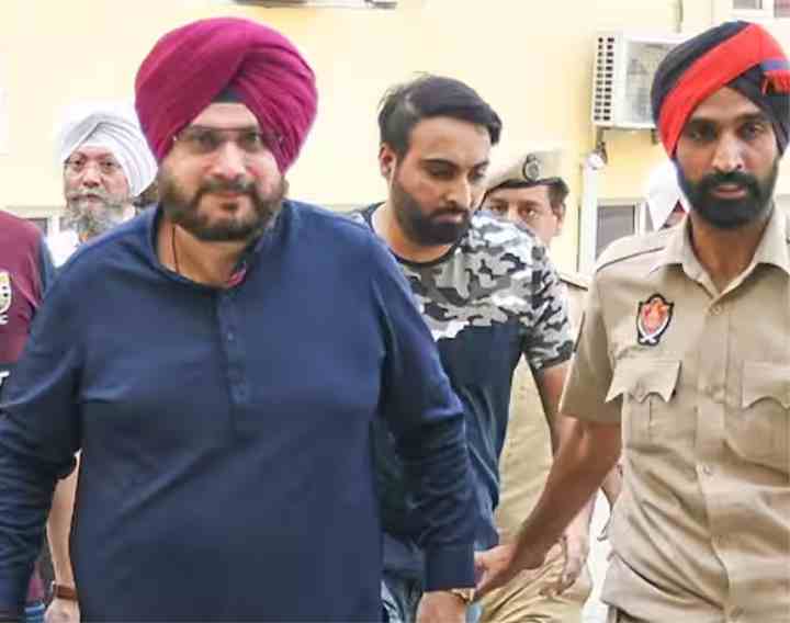 navjot singh sidhu jail released