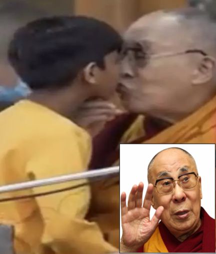 dalai lama kissing boy has the dalai lamas image weakened due to the kiss controversy