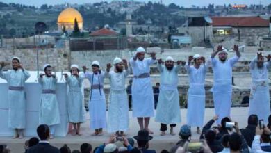 jewish organizations rehearse for the sacrifice ritual at al aqsa mosque