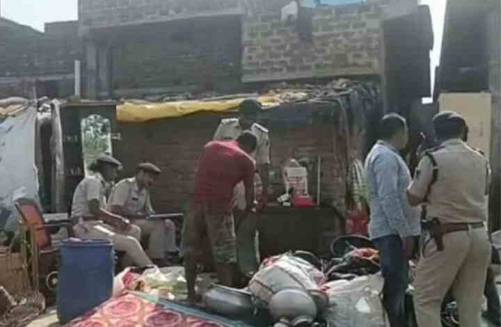 nalanda violence case strict action by the police the house of the accused was seized one of the accused surrendered