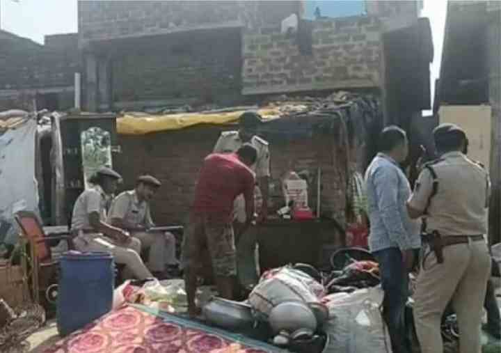 nalanda violence case strict action by the police the house of the accused was seized one of the accused surrendered