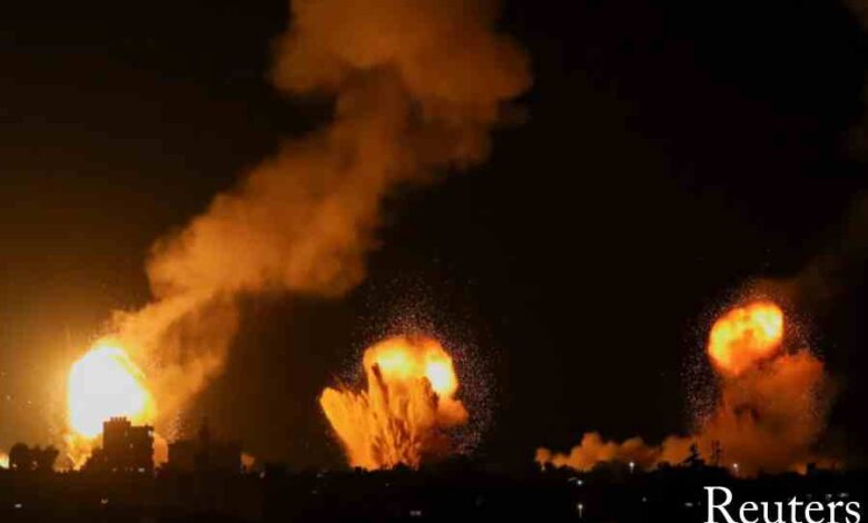 strike in lebanon and gaza by the israeli army