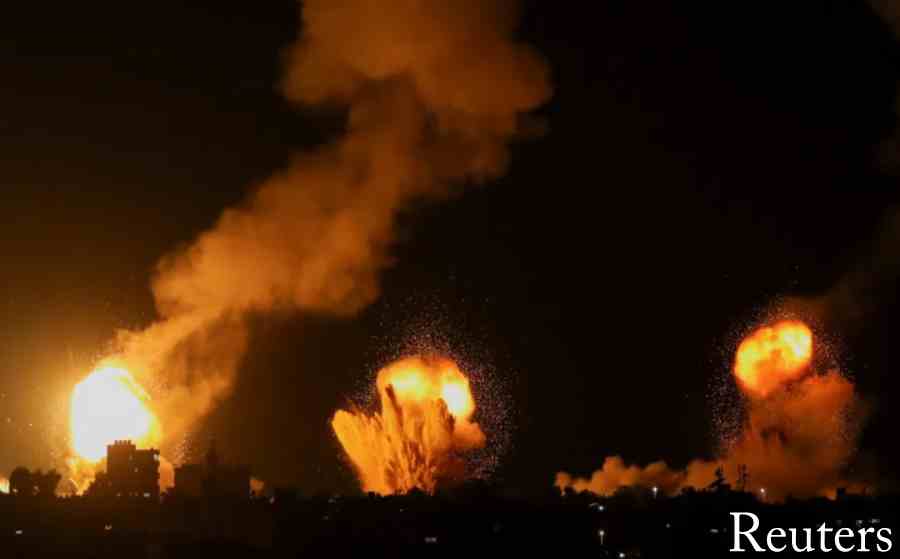 strike in lebanon and gaza by the israeli army