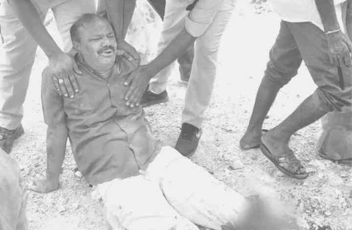 telangana one dead 8 injured in alleged firecracker cylinder blast at brs meeting