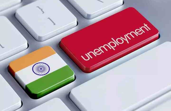 unemployment rate in india