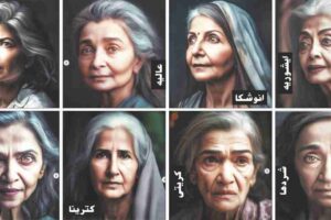 bollywood actresses look like in their old age ai