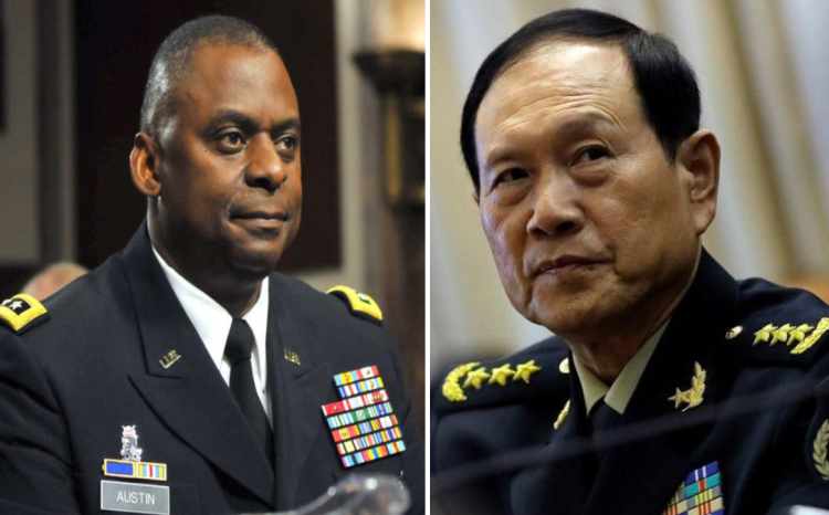 china rejects us request for a meeting between defense chiefs