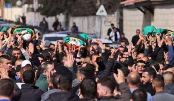 three palestinians were martyred in an israeli drone attack