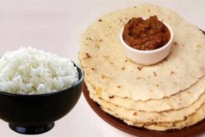 eat bread and rice together