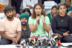 wrestlers protest news