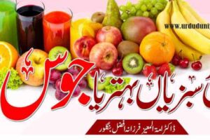 fruits and vegetables puree or juice