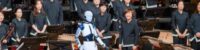 in south korea the robot became the leader of an orchestra of 60 musicians