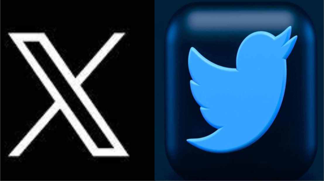 twitter logo X