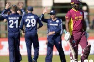 west indies out of world cup qualifiers after defeat against scotland