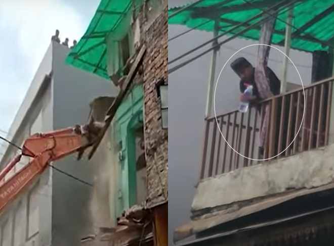 baba mahakal spitting