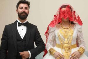 a lavish wedding of a turkish couple 4 kilos of gold for the bride a gift of 6 million pounds to the groom