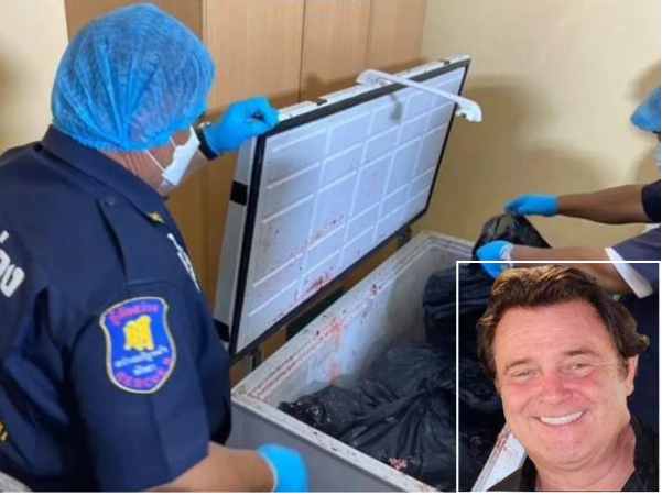 the dismembered body of a german businessman hans peter mack was found in a freezer in thailand