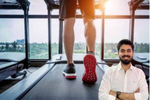 treadmill in a gym