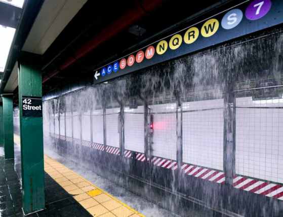 new york most famous subway station was flooded