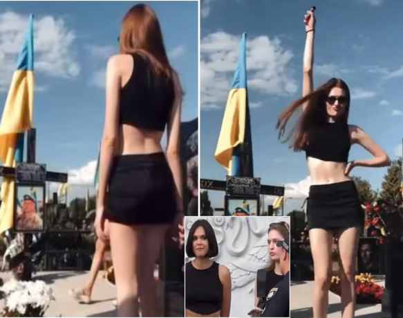 ukrainian sisters arrested for dancing on graves of soldiers
