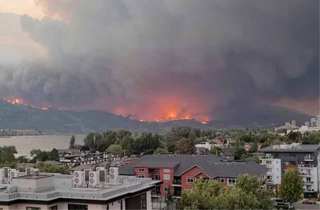 wildfires raging in canada