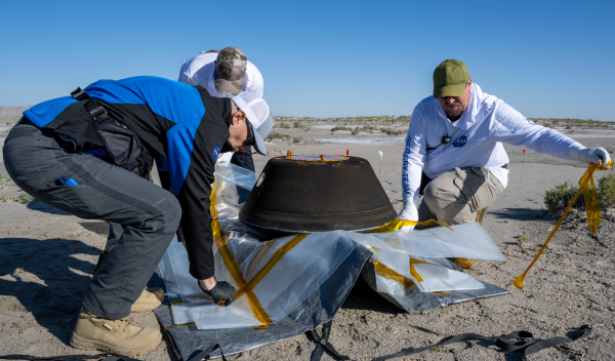 nasa receives samples of asteroid bennu for the first time