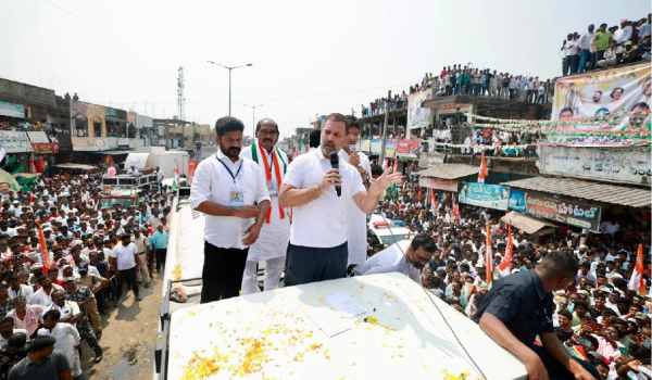 rahul gandhi promise of caste based census in telangana