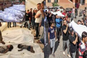 israels war frenzy in gaza the area is filled with dead children a scene of doomsday everywhere