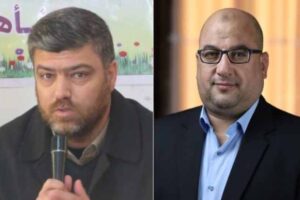two hamas leaders were martyred in the israeli bombing of gaza