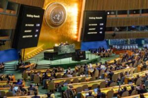 with the support of 120 countries the general assembly passed a resolution to immediately stop the war in gaza