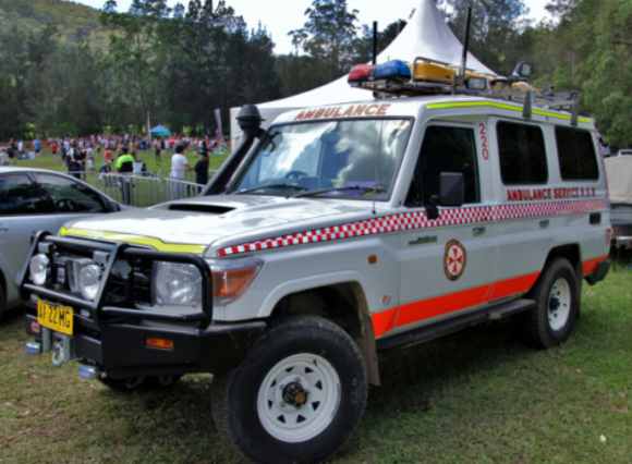 us provided armored ambulances