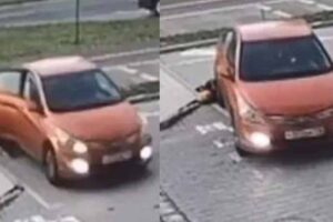 belarus careless mother runs car over her son