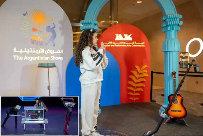 circus show the great lightness launched in saudi arabia