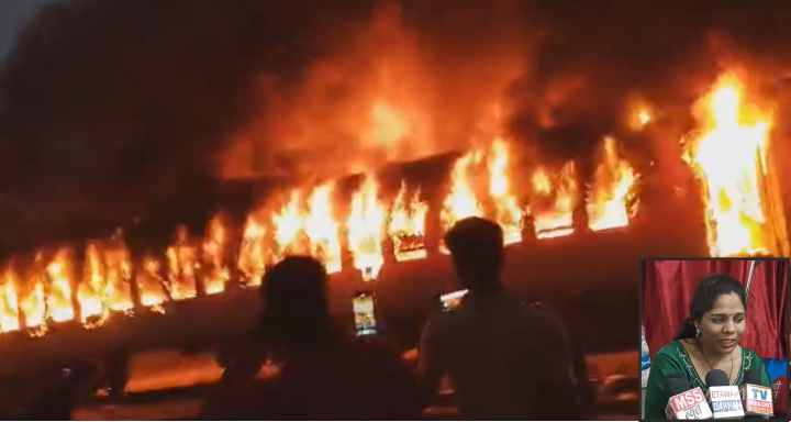 terrible fire in new delhi darbhanga superfast express 8 passengers injured
