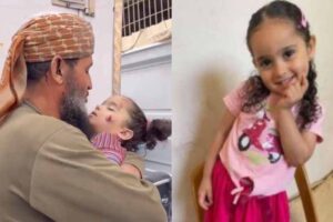 video of a gaza grandfather digging up his granddaughter has the world in tears