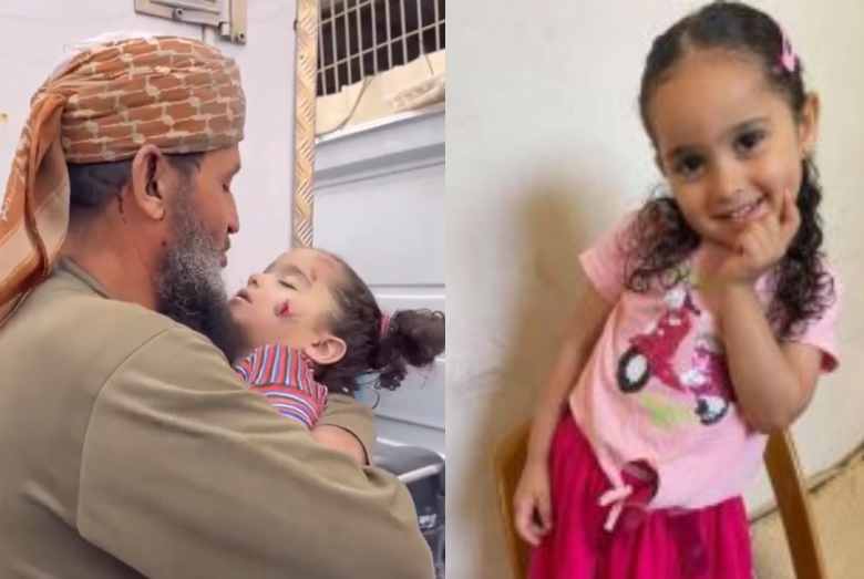 video of a gaza grandfather digging up his granddaughter has the world in tears