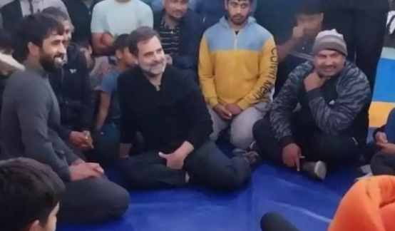 congress leader rahul gandhi reached bajrang punia akhara