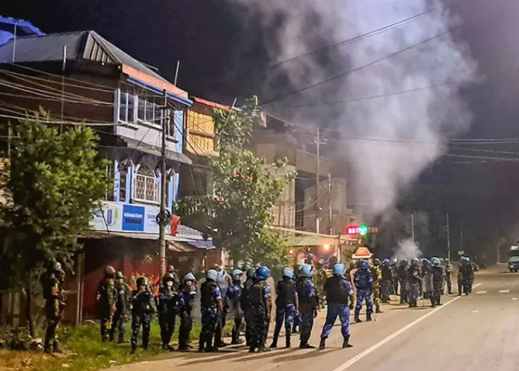 manipur firing