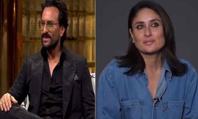 kwk 8 kareena kapoor tears in her eyes while talking about saif