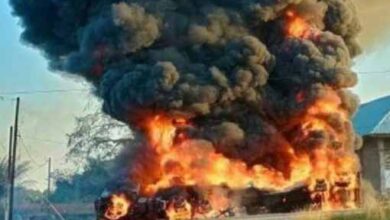 liberia oil tanker accident 40 people burned to death collecting fuel