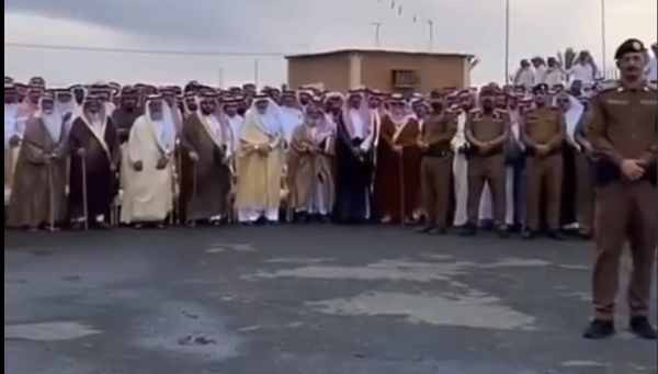 The Saudi citizen forgave the convicted killer of his son in the execution ground