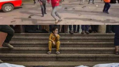 the terrible attack of the israeli army on khan younis hospital tens of people were martyred and injured