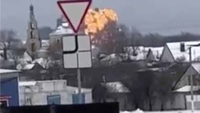 russian military plane crash